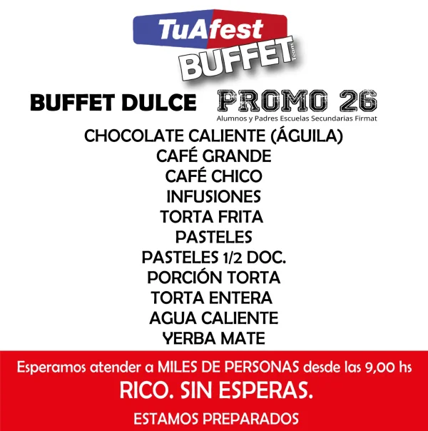 Buffet Dulce